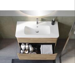 Vitra Integra Round 69992 Lavabo Dolabı 100cm Yeşil