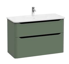 Vitra Integra Round 69992 Lavabo Dolabı 100cm Yeşil