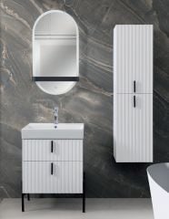 Lineart Jazz 60 cm Lavabo Dolabı + Ledli Ayna