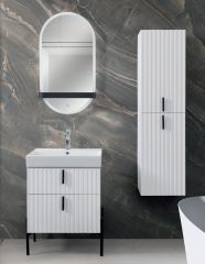 Lineart Jazz 60 cm Lavabo Dolabı + Ledli Ayna