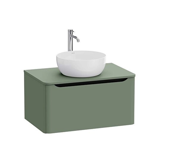 Vitra Integra Round 70046 Lavabo Dolabı 80cm Yeşil