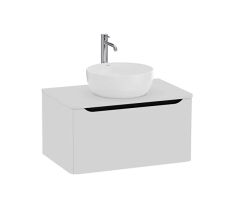 Vitra Integra Round 70047 Lavabo Dolabı 80cm A.Gri