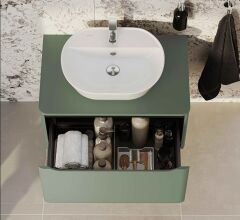Vitra Integra Round 70050 Lavabo Dolabı 100cm Beyaz