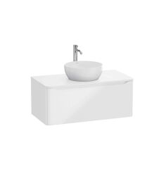 Vitra Integra Round 70050 Lavabo Dolabı 100cm Beyaz