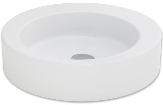 Smanni Merga Çanak Lavabo Tezgah Üstü Beyaz 48 cm
