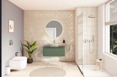 Vitra Integra Round 70055 Lavabo Dolabı 100cm Yeşil