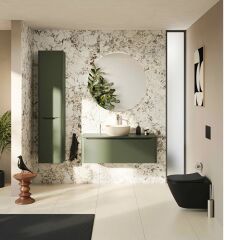 Vitra Integra Round 70055 Lavabo Dolabı 100cm Yeşil