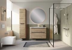 Vitra Integra Round 70071 Boy Dolabı A.Meşe Sol