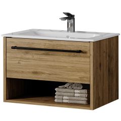 Lineart Nova 80 Dar Lavabo Dolabı +Dolaplı Ayna