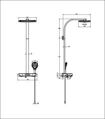 Artema A47204 Aquacontrol Charm 360 3f Duş Sistemi