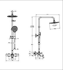 Artema A47208 Aquaheat Joy 220b Termostatik Banyo Sistemi