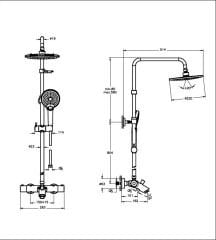 Artema A47208 Aquaheat Joy 220b Termostatik Banyo Sistemi