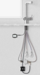 Vitra A47231 SenseHybrid Eviye Batarya Pilli Krom