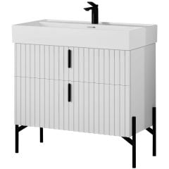 Lineart Jazz 86cm Lavabo Dolabı + Ledli Ayna