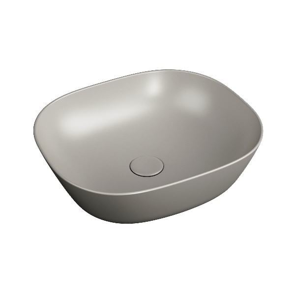 Vitra 7810B420-0016 Plural Kare Alçak Çanak Lavabo 45 Cm Mat Bej