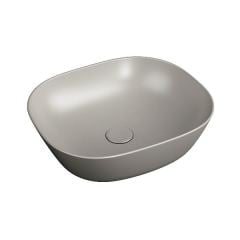 Vitra 7810B420-0016 Plural Kare Alçak Çanak Lavabo 45 Cm Mat Bej