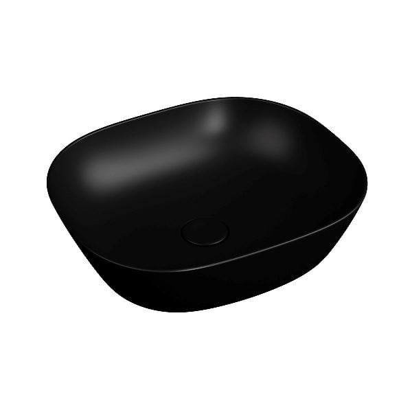 Vitra 7810B483-0016 Plural Kare Alçak Çanak Lavabo 45 Cm Mat Siyah