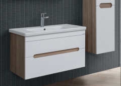 Lineart Parla 80cm Lavabo Dolabı + Dolaplı Ayna