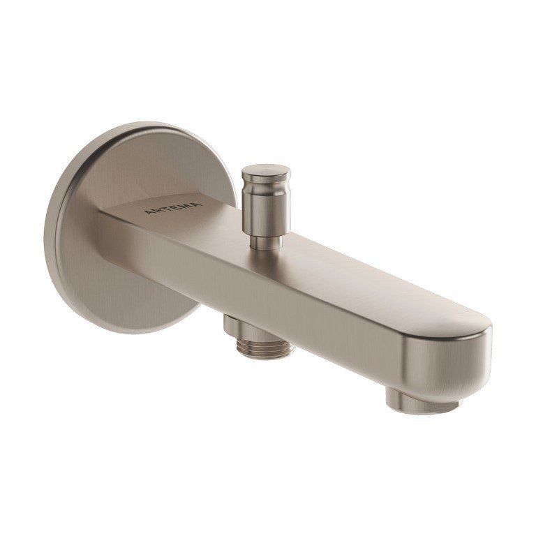 Artema Flow Soft A4312634 Çıkış Ucu, El Duşu Çıkışlı, Fırçalı Nikel