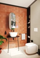 Vitra 7811B401-0016 Plural Kare Yüksek Çanak Lavabo 45 Cm Mat Beyaz