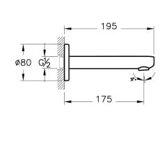 Artema Root Round A4272023 Çıkış Ucu, Altın