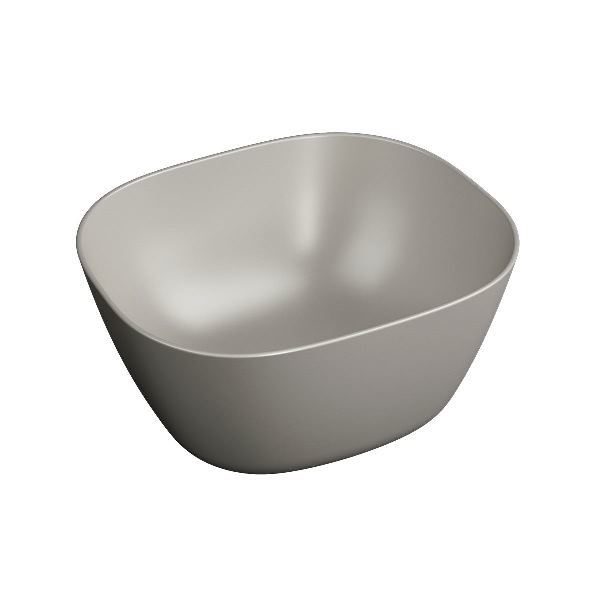 Vitra 7811B420-0016 Plural Kare Yüksek Çanak Lavabo 45 Cm Mat Bej