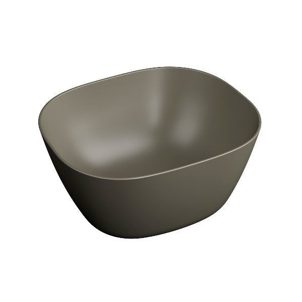 Vitra 7811b450-0016 Plural Kare Yüksek Çanak Lavabo 45 Cm Mat Vizon