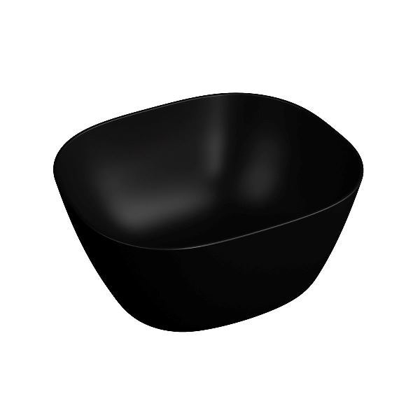 Vitra 7811B483-0016 Plural Kare Yüksek Çanak Lavabo 45 Cm Mat Siyah
