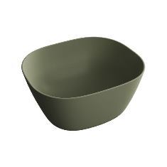 Vitra 7811B475-0016 Plural Kare Yüksek Çanak Lavabo 45 Cm Mat Yosun Yeşili