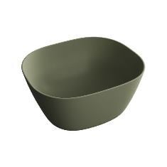 Vitra 7811B475-0016 Plural Kare Yüksek Çanak Lavabo 45 Cm Mat Yosun Yeşili
