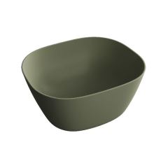 Vitra 7811B475-0016 Plural Kare Yüksek Çanak Lavabo 45 Cm Mat Yosun Yeşili