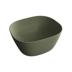 Vitra 7811B475-0016 Plural Kare Yüksek Çanak Lavabo 45 Cm Mat Yosun Yeşili