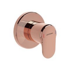 Artema Root Round A4273029 Ankastre Stop Valf, Sıva Üstü, Bakır