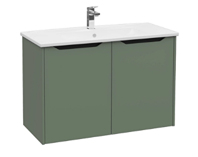 Vitra Integra Square 80098 Lavabo Dolabı 100cm M.Yeşil