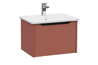 Vitra Integra Square 80133 Lavabo Dolabı 60cm Kırmızı