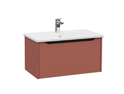 Vitra Integra Square 80142 Lavabo Dolabı 80cm Kırmızı