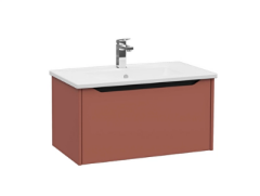Vitra Integra Square 80142 Lavabo Dolabı 80cm Kırmızı