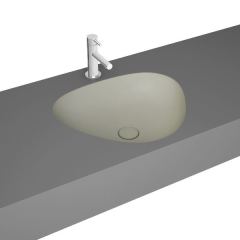 Vitra 7812b420-1083 Plural Üçgen Tezgahaltı Lavabo 47 Cm Mat Bej