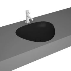 Vitra 7812b483-1083 Plural Üçgen Tezgahaltı Lavabo 47 Cm Mat Siyah