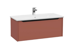 Vitra Integra Square 80151 Lavabo Dolabı 100cm Kırmızı