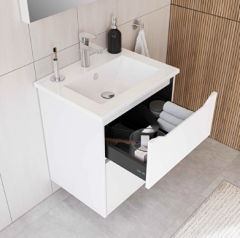 Vitra Integra Square 80201 Lavabo Dolabı 60cm P.Beyaz