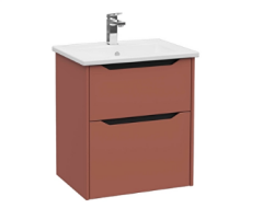 Vitra Integra Square 80205 Lavabo Dolabı 60cm Kırmızı