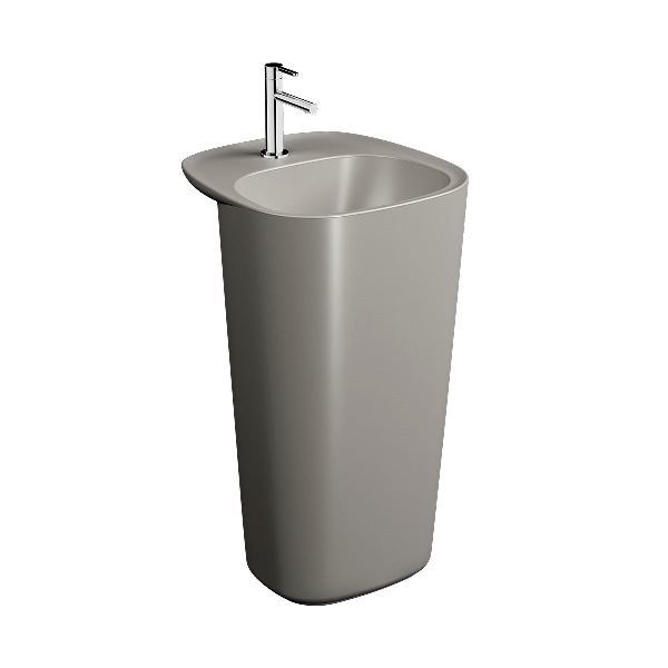 Vitra 7814b420-0041 Plural Monoblok Lavabo 50 Cm Mat Bej