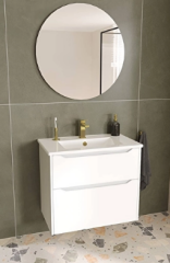 Vitra Integra Square 80211 Lavabo Dolabı 80cm M.Beyaz