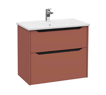 Vitra Integra Square 80214 Lavabo Dolabı 80cm Kırmızı