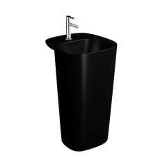 Vitra 7814B483-0041 Plural Monoblok Lavabo 50 Cm Mat Siyah
