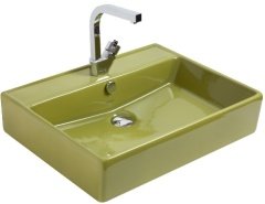 Smanni Kastra Çanak Lavabo Tezgah Üstü Yosun Yeşili 60x46