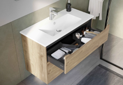 Vitra Integra Square 80222 Lavabo Dolabı 100cm A.Meşe