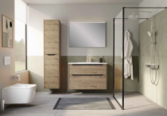 Vitra Integra Square 80222 Lavabo Dolabı 100cm A.Meşe