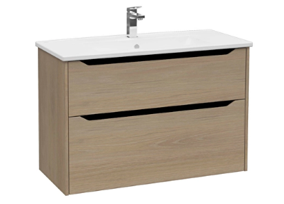 Vitra Integra Square 80222 Lavabo Dolabı 100cm A.Meşe